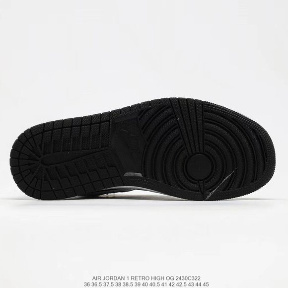 Air Jordan 1 Mid mid-top casual basketball shoes black and white main image 2